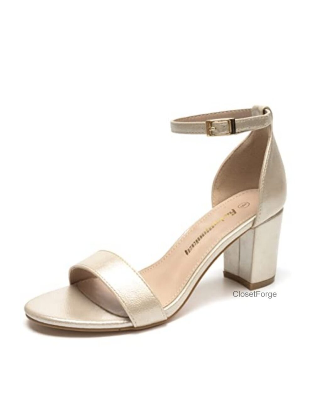 Chunky High Heels Sandals Open Toe Ankle Strap Block Heel